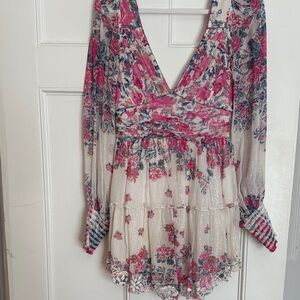 Hemant & Nandita Pink Sparkle Dress